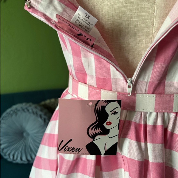 Vixen by Micheline Pitt Gingham dress - Picture 10 of 15
